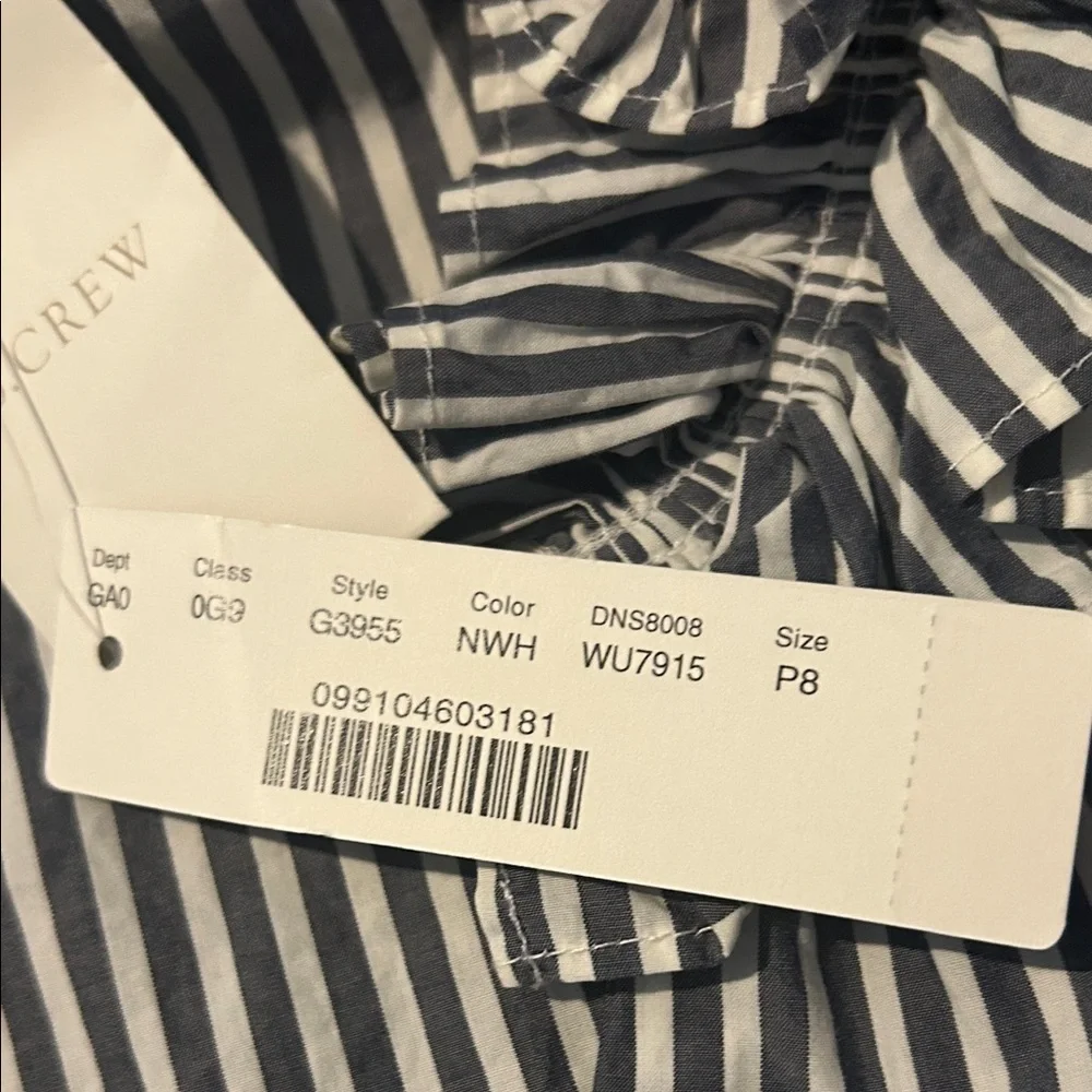 Striped Ruffle Sleeveless Top - Picture 4 of 4